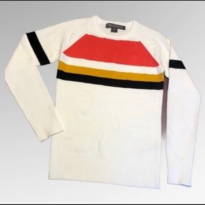 🖤FRENCH CONNECTION soft white striped sweater🖤